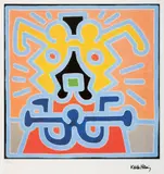 Keith Haring, Untitled, cromolitografie