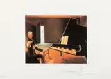 Halucinație parțială (Șase apariții ale lui Lenin la pian) by Salvador Dalí, cromolitografie, sold Jan 2026