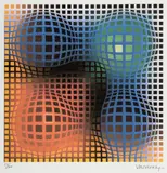 Victor Vasarely, Vega Army, cromolitografie