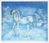 Unicorn by Salvador Dalí, cromolitografie, sold Jan 2026