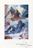 Mercur și Argus by Salvador Dalí, cromolitografie, sold Jan 2026