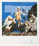 Marinarul (Academie neo-cubistă) by Salvador Dalí, cromolitografie, sold Jan 2026