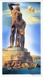 Colosul din Rodos by Salvador Dalí, cromolitografie, sold Jan 2026