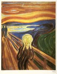 Edvard Munch, Țipătul, cromolitografie