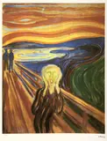 Edvard Munch, Țipătul, cromolitografie