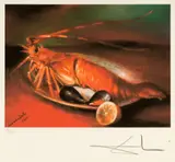 The lobster by Salvador Dalí, cromolitografie, sold Jan 2026