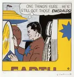 Roy Lichtenstein, Emeralds, cromolitografie