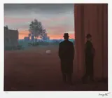 René Magritte, Întâlnire cu plăcerea, cromolitografie