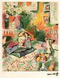 Henri Matisse, Lectură, cromolitografie