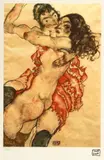 Egon Schiele, Îndrăgostiții, cromolitografie