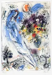 Marc Chagall, Cuplu, cromolitografie