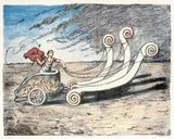 Giorgio de Chirico, Caleașca invincibilă, cromolitografie