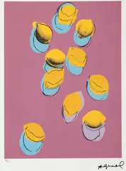 Lemons by Andy Warhol, cromolitografie, sold Jan 2026