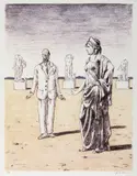 Giorgio de Chirico, Filosoful și muza, cromolitografie