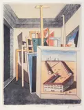Giorgio de Chirico, Interior metafizic, cromolitografie