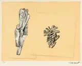Max Ernst, Pasăre și coral, 1970, cromolitografie