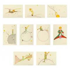 Antoine de Saint-Exupéry, Micul Prinț, cromolitografie