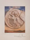 Eva spațială by Salvador Dalí, cromolitografie, sold Jan 2026