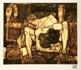 Egon Schiele, Maternitate, cromolitografie
