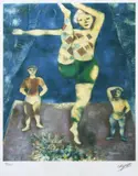 Marc Chagall, Lumea circului, cromolitografie