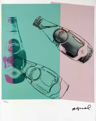 Perrier by Andy Warhol, cromolitografie, sold Jan 2026