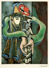 Îmbrățișarea by Max Ernst, cromolitografie, sold Jan 2026