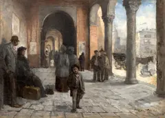 Nicolae Vermont, Promenadă, 1892, ulei pe pânză