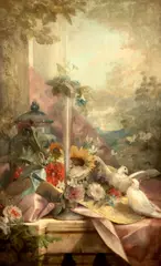 Eugène Bidau, Lumina dimineții, ulei pe pânză