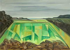 Peisaj dobrogean by Spiru Chintilă, ulei pe carton, sold Jan 2026