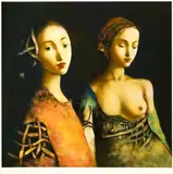 Georges Mazilu, Deux femmes, cromolitografie
