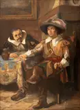 Stoica Dumitrescu, Muschetari, ulei pe pânză