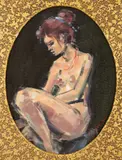 Radu Darânga, Nud, ulei pe pânză lipită pe carton