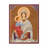 Eremia Profeta, Maica Domnului cu Pruncul, ulei pe pânză
