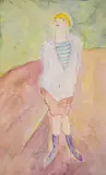 Jules Pascin, The young sailor, акварел и туш върху хартия