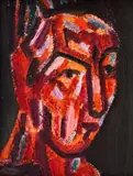 Genko Genkov, Self portrait, 2000, маслени бои върху платно