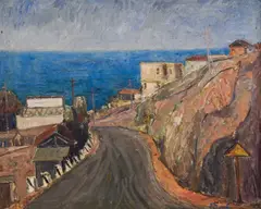 Dilo Dilov, Sozopol, 1970's, маслени бои върху платно