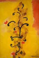 George Papazov, Plants, 1924, акварел и гваш върху хартия