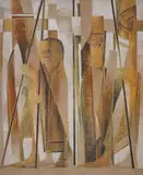 Dimitar Lalev, Spring Holidays I, маслени бои върху платно