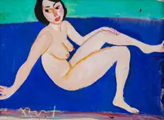 Nude by Vihroni Popnedelev, маслени бои върху платно, sold Dec 2025