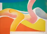 Georgi Daskalov, Abstract figure, хромолитография