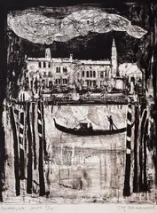Todor Panayotov, Venice, литография