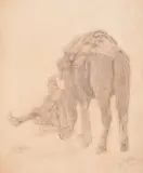 Josef Pitter, The rest, молив върху хартия