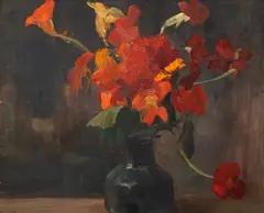 Colțunași by Arthur Verona, anii '20, ulei pe lemn, sold Dec 2025