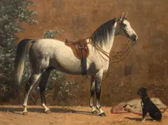 Emil Volkers, Doi prieteni, 1885, ulei pe pânză