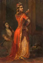 Theodor Aman, Cadâne, cca. 1854, ulei pe lemn