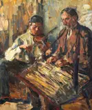 Rudolf Schweitzer–Cumpăna, Taraf, 1935-1940, ulei pe pânză