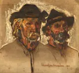Rudolf Schweitzer–Cumpăna, Răzeși, 1927, ulei pe pânză