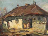 Rudolf Schweitzer–Cumpăna, Țărăncuță în pridvor
