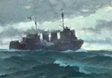 Dimitrie Știubei, Intrarea unui crucișător în port