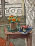 Theodor Pallady, Vedere spre Place Dauphine, 1920-1930, ulei pe carton